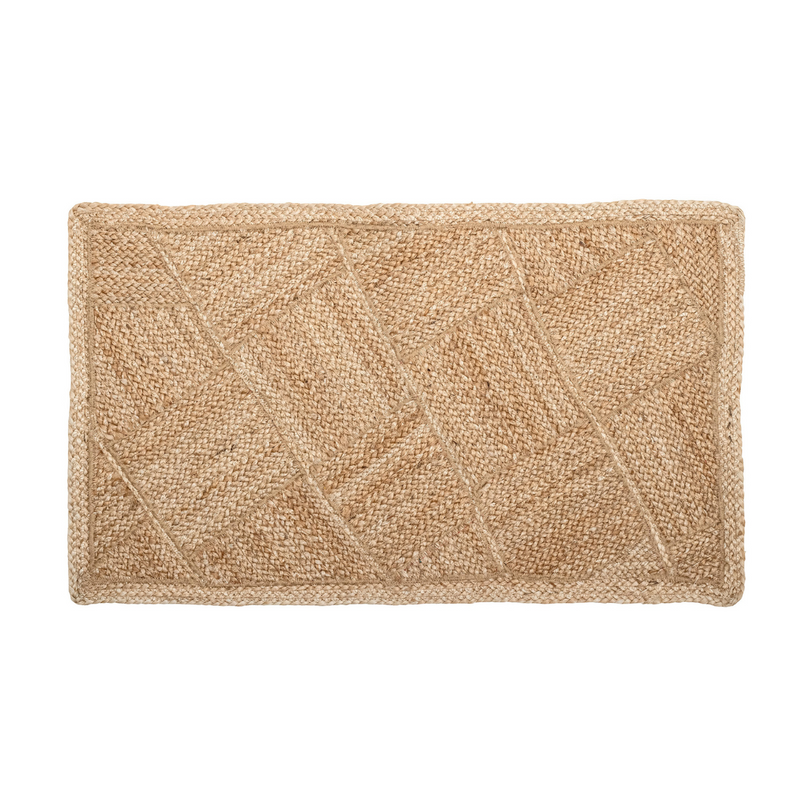 Køb Tæppe Curtis Jute | fra 349,00 | Flere størrelser | Fri fragt over 149 kr. | Hurtig levering | Dag til dag levering | Bloomingville | Tæppe, Jutetæppe, Natur, Jute