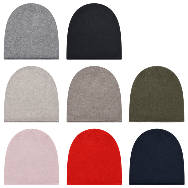 Blød og lækker hue i 100% cashmere. Let og enkel | One size | Hurtig levering | Fri fragt fra 149 kr.