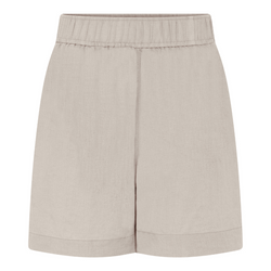 Klassiske shorts m. elastik i talje og en helt perfekt længde. Et musthave til sommer garderoben. I lækker hør blend| Hurtig levering | fri fragt fra 149kr 