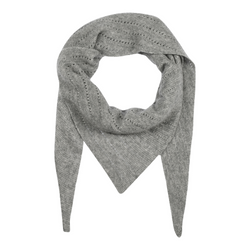 Blødt og lækkert tørklæde i 100% cashmere. Strikket i feminint hulmønster | One size | Hurtig levering | Fri fragt fra 149 kr.