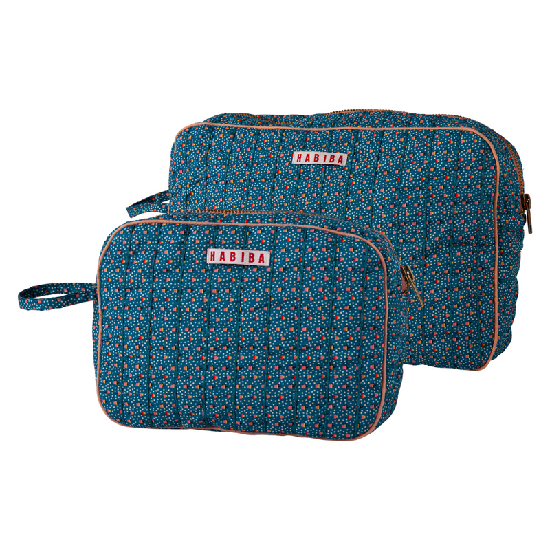 Køb Toilettaske Rainbow Blue Moon | fra 299,95 | Fri fragt over 149 kr. | Hurtig levering | Dag til dag levering | Habiba | Etui, Clutch, Taske, Rejse, Toiletsager, Blå