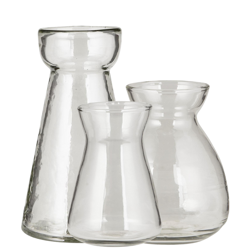 Køb Hyacintvase konisk | fra 49,95 | Fri fragt over 249 kr. | Hurtig levering | Dag til dag levering | Ib Laursen | Glasvase, Glas, Vase, Blomstervase, Gennemsigtig glasvase, Gennemsigtig vase, Klar vase, Klar glasvase