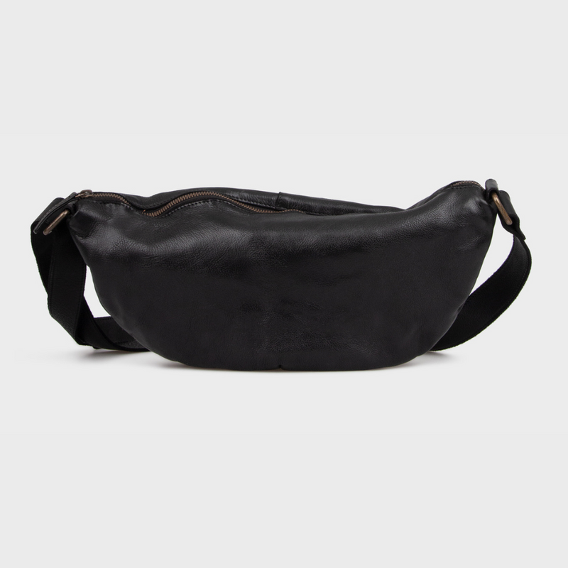 Luksuriøs og praktisk taske i skind | Crossbody Urban | Findes i to farver |  Brun & Sort | Hurtig levering | Fri fragt fra 249 kr