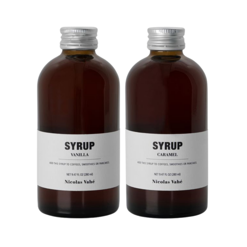 Køb Sirup // Syrup | 79,95 | Fri fragt over 149 kr. | Hurtig levering | Dag til dag levering | Nicolas Vahé, Society of Lifestyle | Sirupsmag, Siruplikør, Likør, Smag, Vanilje, Vaniljesirup, Karamel, Karamelsirup