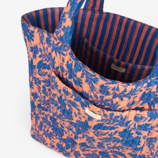 Vendbar Shopper Tyra Bloom Blue Floral