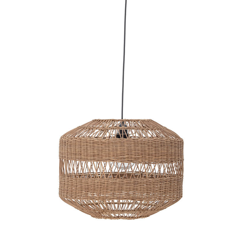 Køb Pendel Ineza Natur | 1.999,00 | Fri fragt over 149 kr. | Hurtig levering | Dag til dag levering | Creative Collection by Bloomingville | Belysning, Lampe, Loftlampe, Pendel, Natur, Kurveflet, Flettet skærm